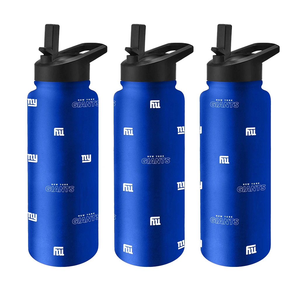 Bouteille de boisson rafraîchissante Steep and Repeat de 34 oz des Giants de New York