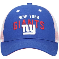 Preschool Royal New York Giants Core Lockup Trucker Adjustable hat