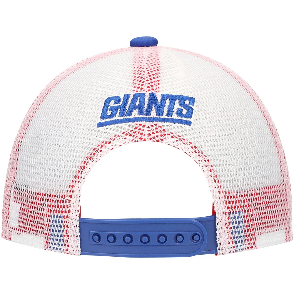 Preschool Royal New York Giants Core Lockup Trucker Adjustable hat