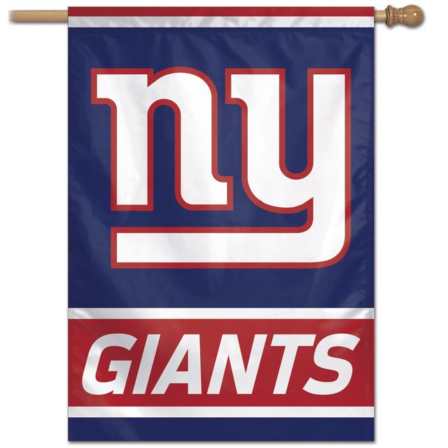 WinCraft New York Giants 71,1 x 101,6 cm Bannière verticale simple face Wordmark