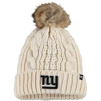 Women's '47 Cream New York Giants Meeko Cuffed Knit Hat