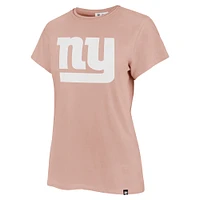 Women's '47  Light Pink New York Giants Premier Frankie T-Shirt