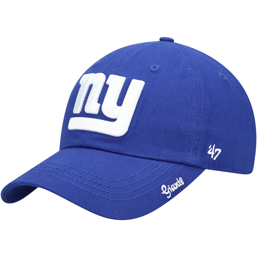 Casquette ajustable principale '47 Royal New York Giants Miata Clean Up pour femmes