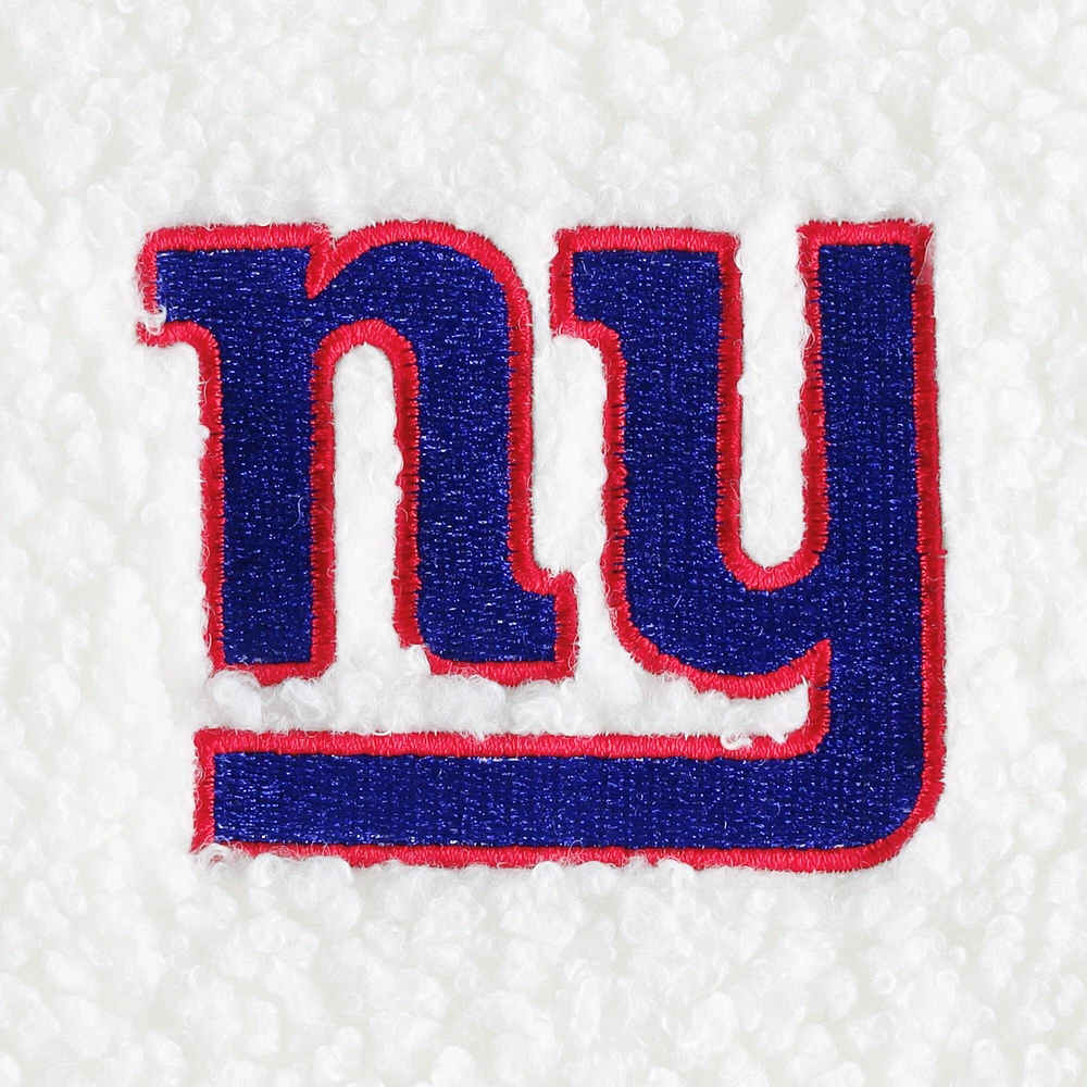 Women's Concepts Sport Cream New York Giants Fluffy Hoodie Top & Shorts Set