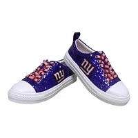 Women's Cuce Royal New York Giants Team Sequin Sneakers