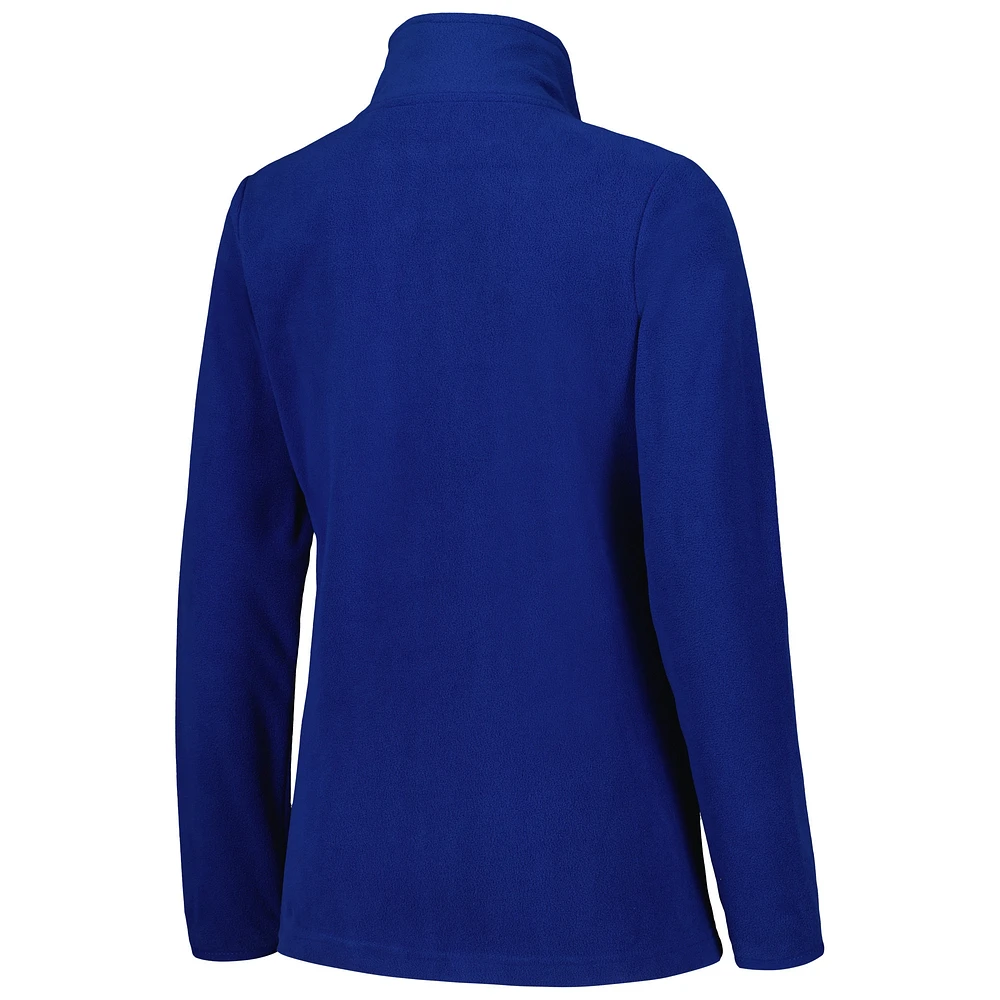 Women's Dunbrooke Royal New York Giants Hayden Polar Fleece Full-Zip Jacket