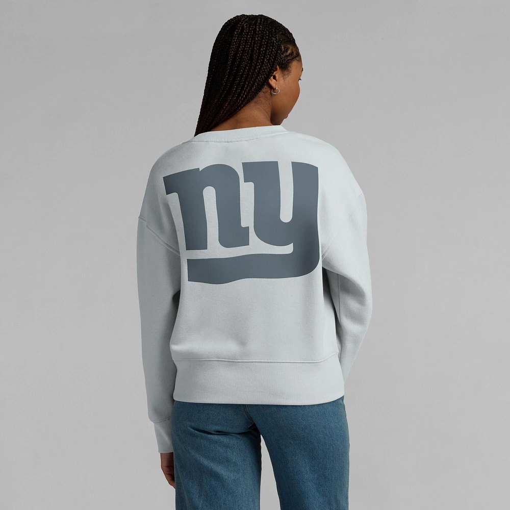 Women's Fanatics  Gray New York Giants Elements Pullover Sweatshirt