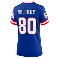 Women's Nike Jeremy Shockey Royal New York Giants Classic Retired Player Game Jersey