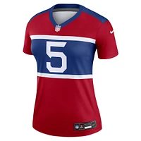 Women's Nike Kayvon Thibodeaux  Red New York Giants Alternate Legend Player Performance Top