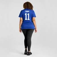 Women's Nike Phil Simms Royal New York Giants Game Retired Player Jersey