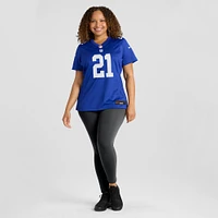 Women's Nike Tiki Barber Royal New York Giants Game Retired Player Jersey