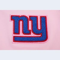 Women's Pro Standard Pink New York Giants Cropped Boxy T-Shirt