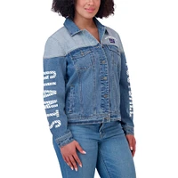 Women's WEAR by Erin Andrews  New York Giants Full-Button Denim Jacket