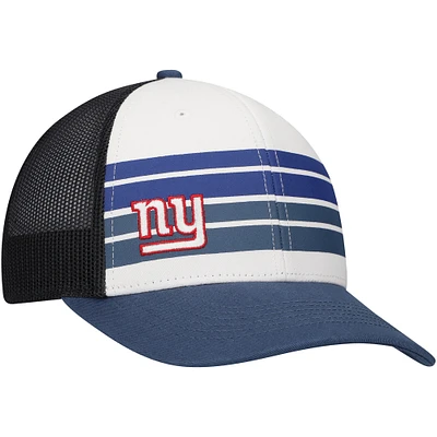 Casquette réglable de camionneur New York Giants Cove '47 blanc/bleu pour jeune