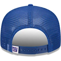 Youth New Era Royal New York Giants  Main Trucker 9FIFTY Snapback Hat