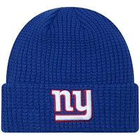 Youth New Era Royal New York Giants Primed Cuffed Knit Hat