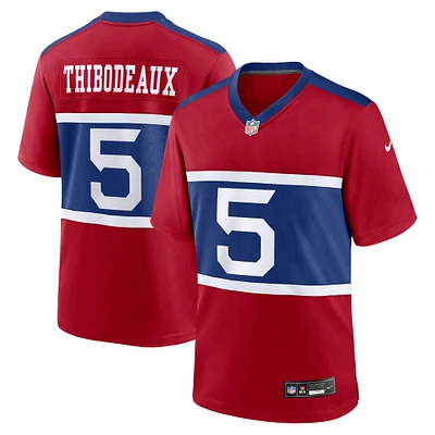 Maillot Nike Kayvon Thibodeaux rouge pour jeunes des New York Giants, match alternatif