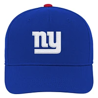 Casquette réglable pré-courbée de l'équipe Royal New York Giants pour jeunes