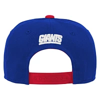 Casquette réglable pré-courbée de l'équipe Royal New York Giants pour jeunes