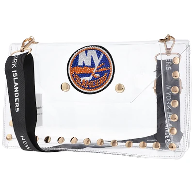 V110695 Sac enveloppe transparent Isndrs avec logo en cristal ACCLUGCBD