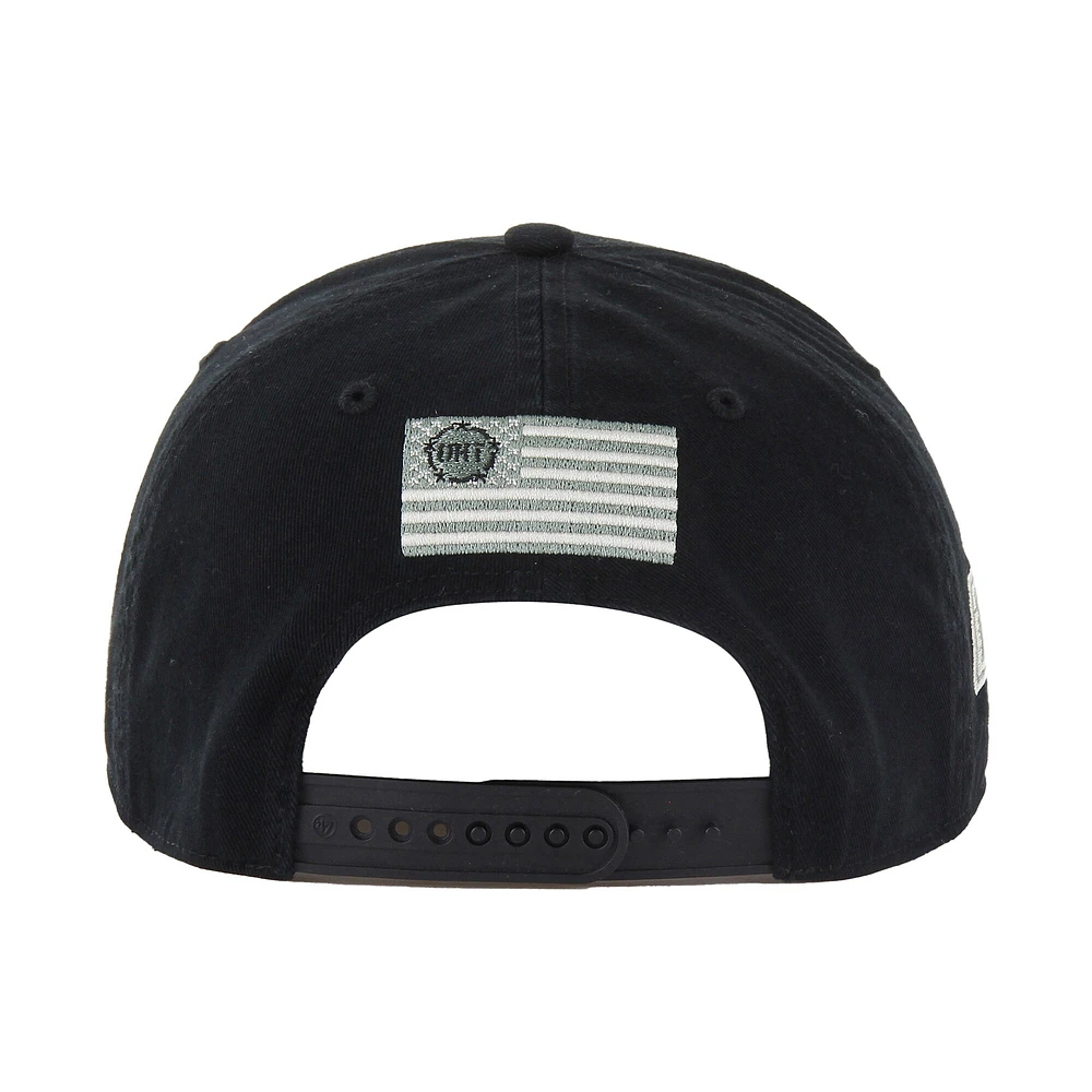 Men's '47 Black New York Islanders OHT Military Appreciation Homeland Honor and Defend Hitch Adjustable Hat