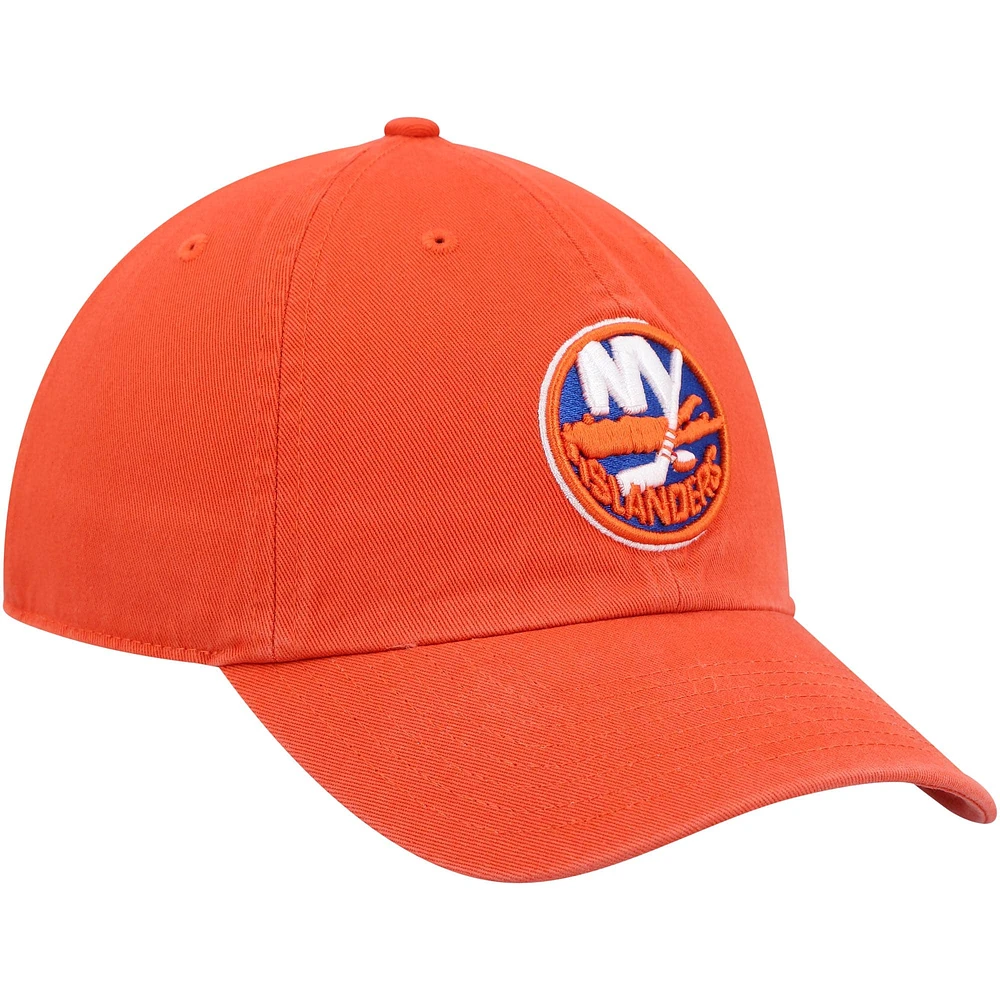 Men's '47 Orange New York Islanders Clean Up Adjustable Hat