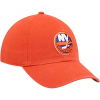 Men's '47 Orange New York Islanders Clean Up Adjustable Hat