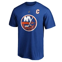 Men's Anders Lee Royal New York Islanders Authentic Stack Name & Number T-Shirt