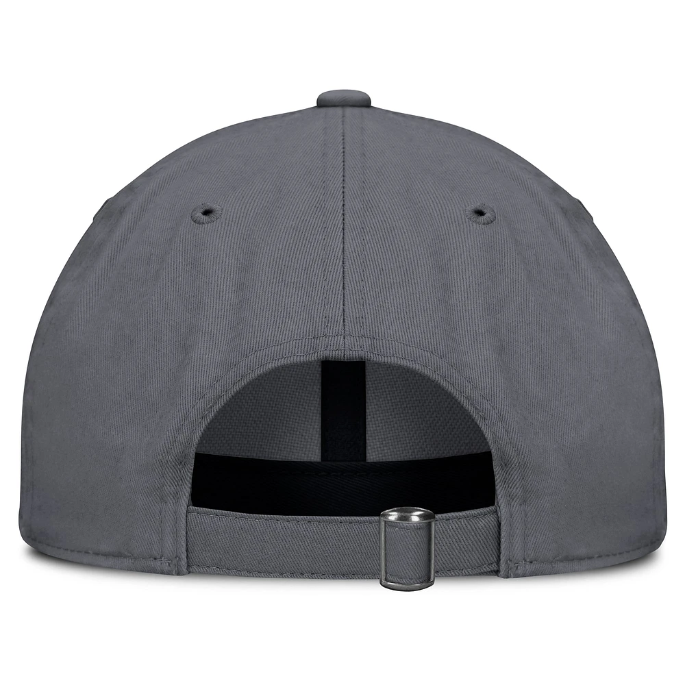 Men's Fanatics Charcoal New York Islanders Washed Adjustable Hat