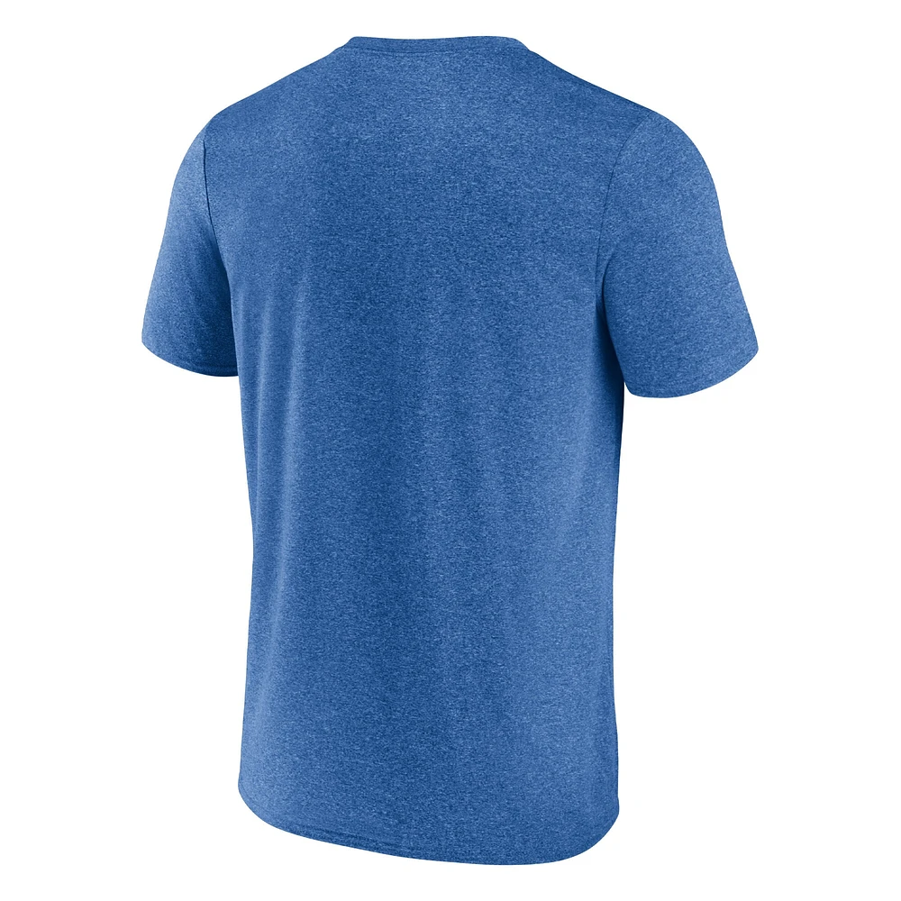 Men's Fanatics Heathered Royal New York Islanders Prodigy Performance T-Shirt