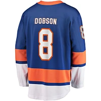 Maillot de joueur réplique des Fanatics Noah Dobson Royal Islanders New York pour hommes