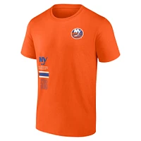 Men's Fanatics Orange New York Islanders Represent T-Shirt