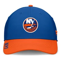 Men's Fanatics Royal/Orange New York Islanders Authentic Pro Rink Flex Hat