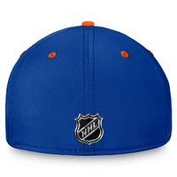 Men's Fanatics  Royal/Orange New York Islanders Authentic Pro Rink Two-Tone Flex Hat