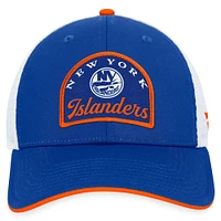 Men's Fanatics Royal/White New York Islanders Fundamental Adjustable Hat