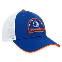 Men's Fanatics Royal/White New York Islanders Fundamental Adjustable Hat