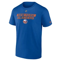 Men's Fanatics  Royal New York Islanders Authentic Pro Core Primary T-Shirt