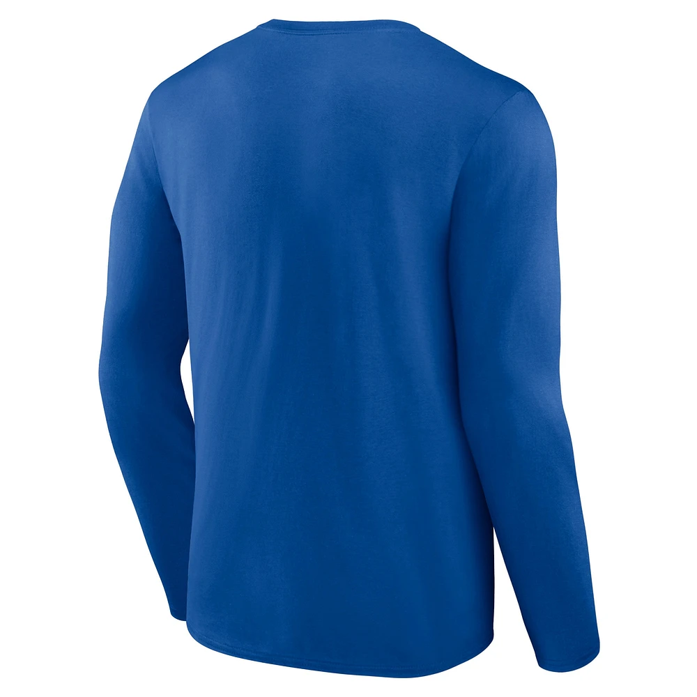 Men's Fanatics  Royal New York Islanders Authentic Pro Primary Long Sleeve T-Shirt