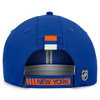 Men's Fanatics  Royal New York Islanders Authentic Pro Rink Adjustable Hat