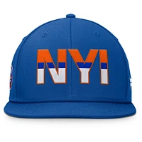 Men's Fanatics Royal New York Islanders Authentic Pro Rink Snapback Hat