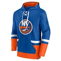 Men's Fanatics Royal New York Islanders Big & Tall First Battle Power Play Pullover Hoodie