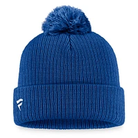 Men's Fanatics Royal New York Islanders Core Primary Logo Cuffed Knit Hat with Pom