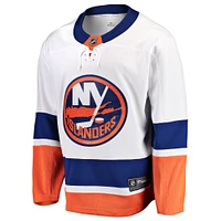 Men's Fanatics White New York Islanders Breakaway Away Jersey