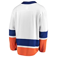 Men's Fanatics White New York Islanders Breakaway Away Jersey