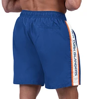 Men's G-III Sports by Carl Banks Royal New York Islanders Streamline Volley Swim Trunks