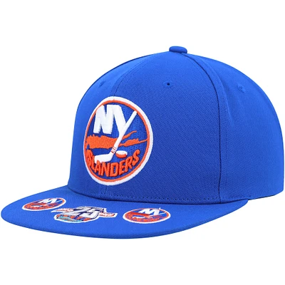 Mitchell & Ness Royal New York Islanders Vintage Hat Trick Snapback Hat