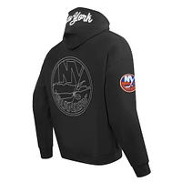 Men's Pro Standard  Black New York Islanders Paint the City Pullover Hoodie
