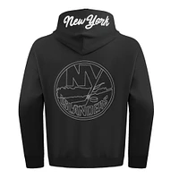 Men's Pro Standard  Black New York Islanders Paint the City Pullover Hoodie