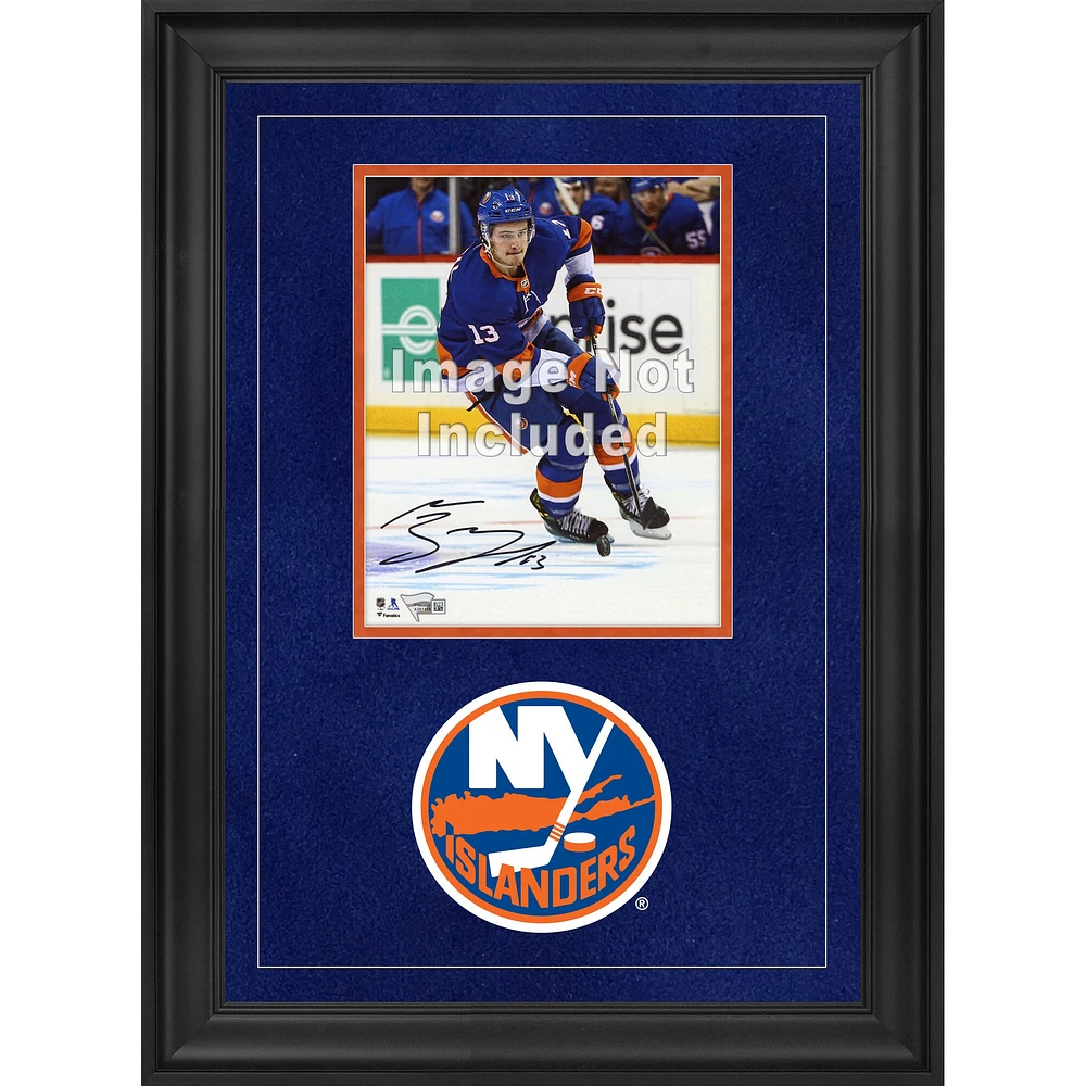 Cadre photo vertical de luxe 8'' x 10'' des Islanders de New York avec logo de l'équipe