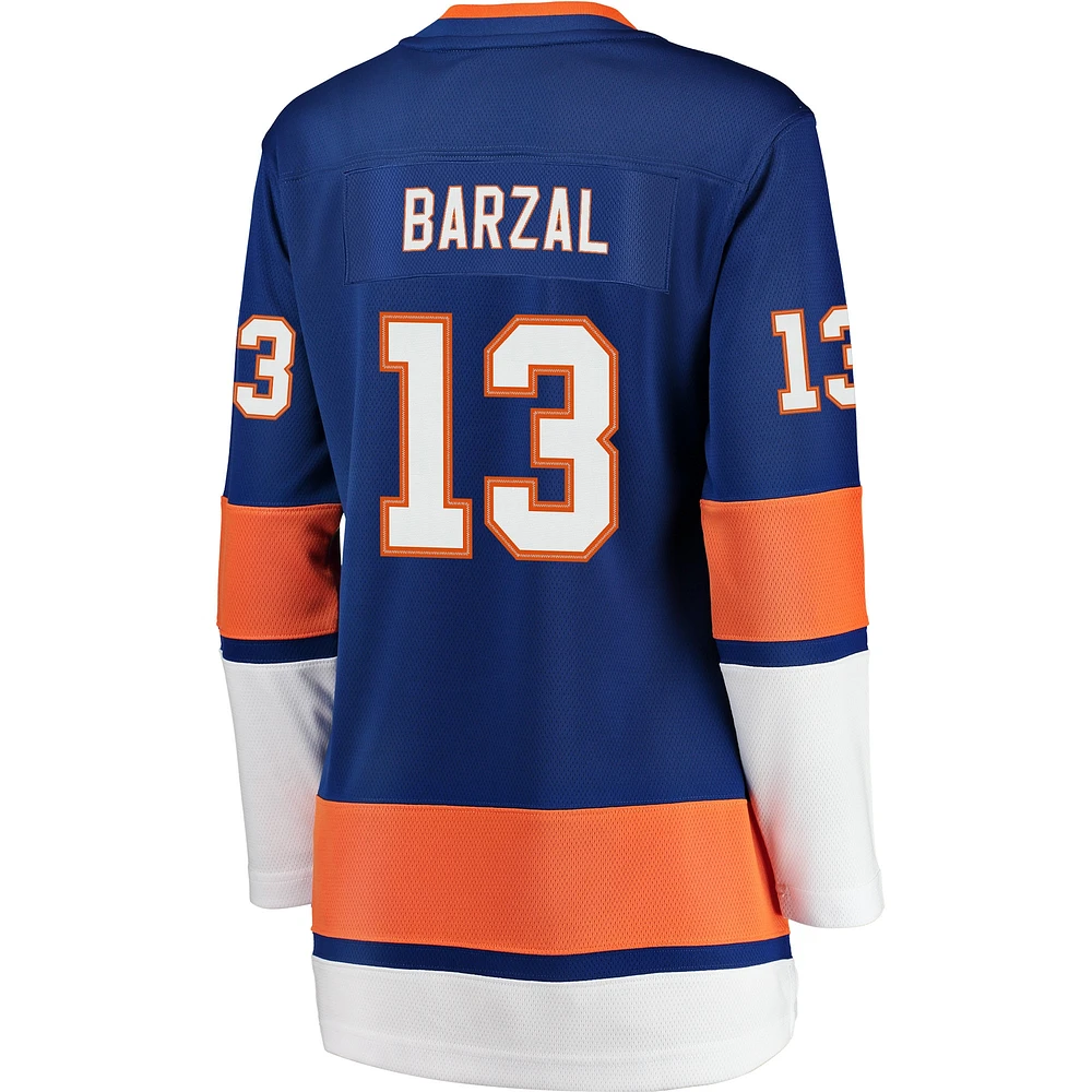 Women's Fanatics Mathew Barzal Royal New York Islanders Breakaway Player Jersey